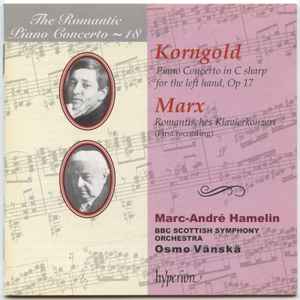 Erich Wolfgang Korngold - Piano Concerto In C Sharp For The Left Hand, Op 17 / Romantisches Klavierkonzert (First Recording) album cover