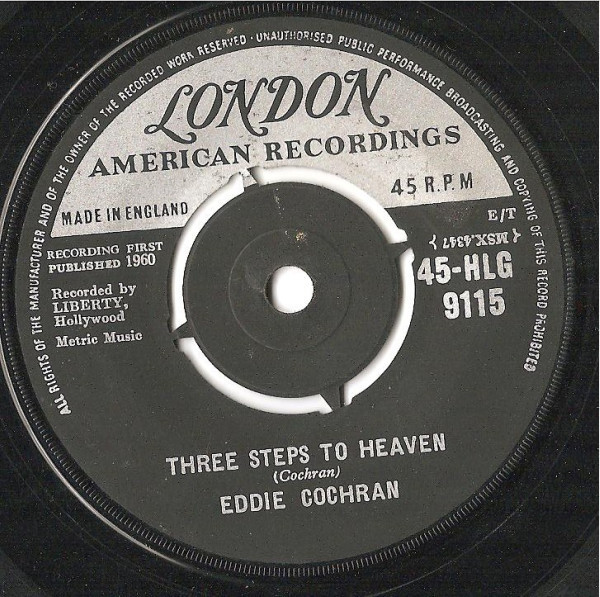Eddie Cochran Three Steps To Heaven 1960 Vinyl Discogs
