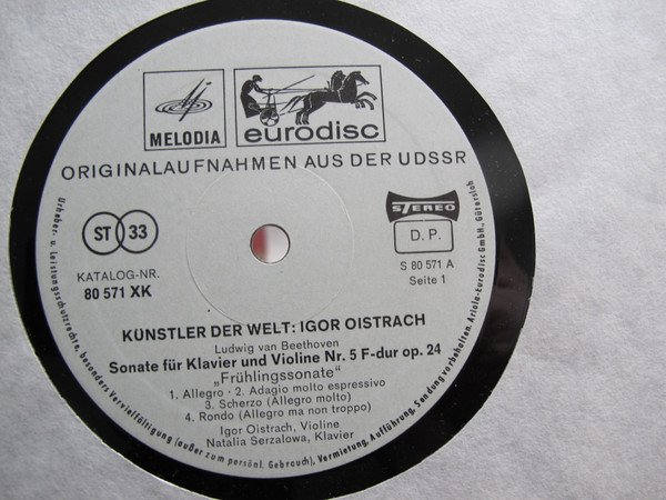 baixar álbum Igor Oistrach - Künstler Der Welt