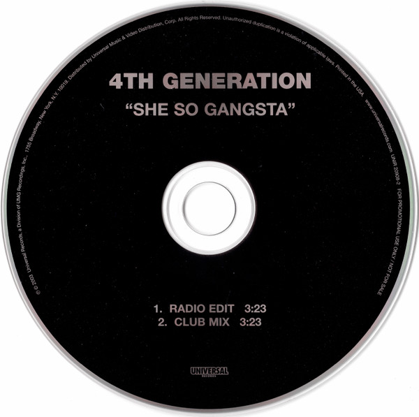 télécharger l'album 4th Generation - She So Gangsta
