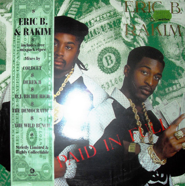 Eric B  Rakim Paid In Full Hip Hop Vinyl Record Essential Classic 海外  即決