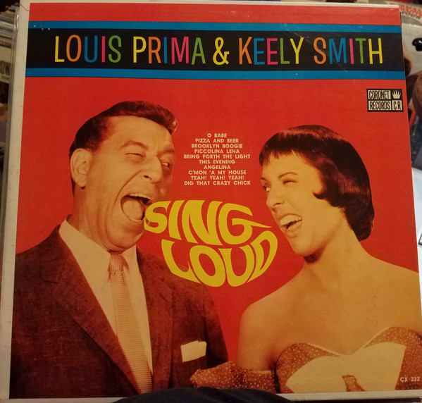 Louis Prima & Keely Smith Sing Loud O Babe 232 Record Jazz 