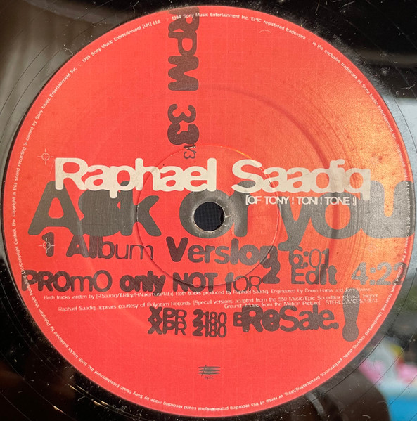 Raphael Saadiq – Ask You Vinyl)