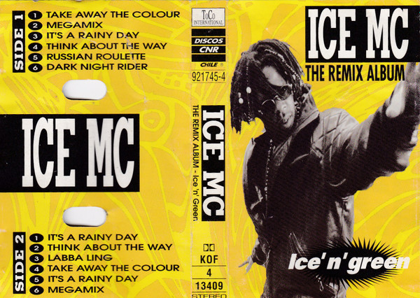 ICE MC LP ICE' N' GREEN THE REMIX ALBUM 95' *ONLY BRAZIL* EURO HOUSE *RARE*  VG