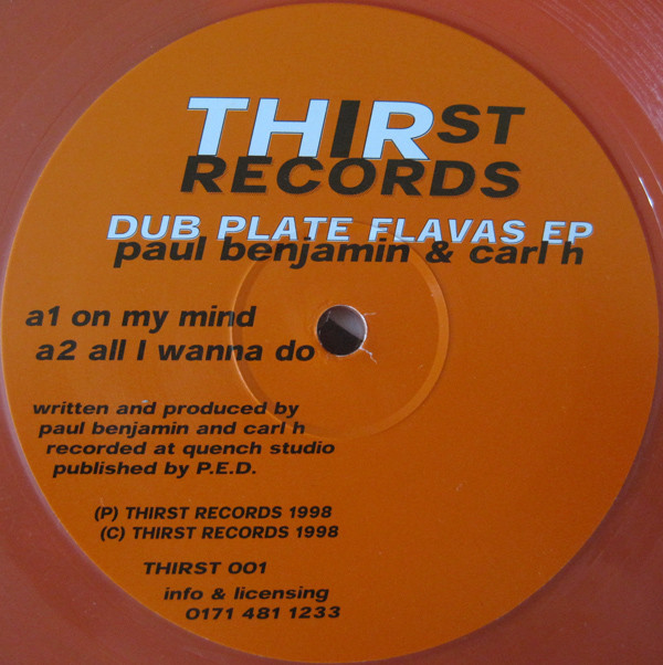 Album herunterladen Paul Benjamin & Carl H - Dub Plate Flavas EP