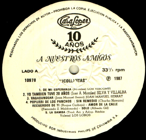 baixar álbum Various - Tecnicentro Casa López A Nuestros Amigos