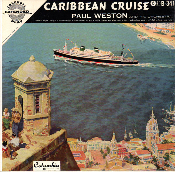 Paul Weston And His Orchestra – Caribbean Cruise (1955, Vinyl