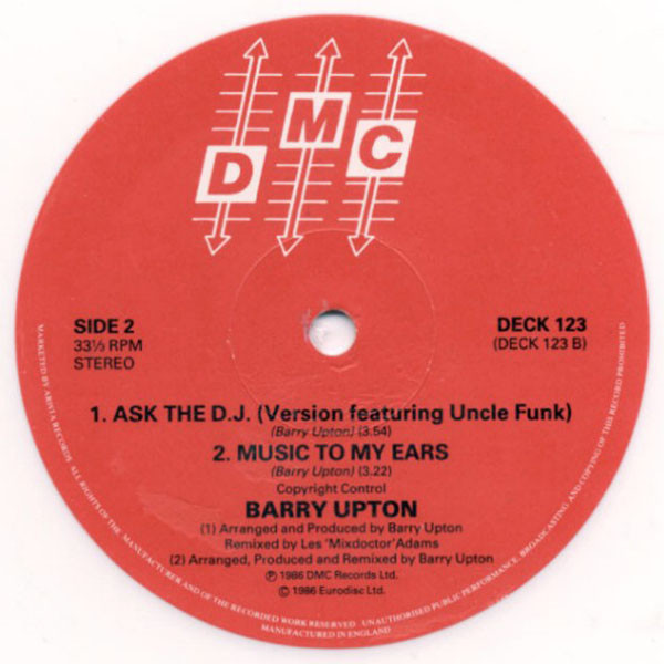 ladda ner album Barry Upton - Ask The DJ