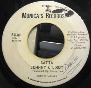 Johnny Clarke - Satta album cover