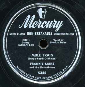 Mule Train / Carry Me Back To Old Virginney - Frankie Laine