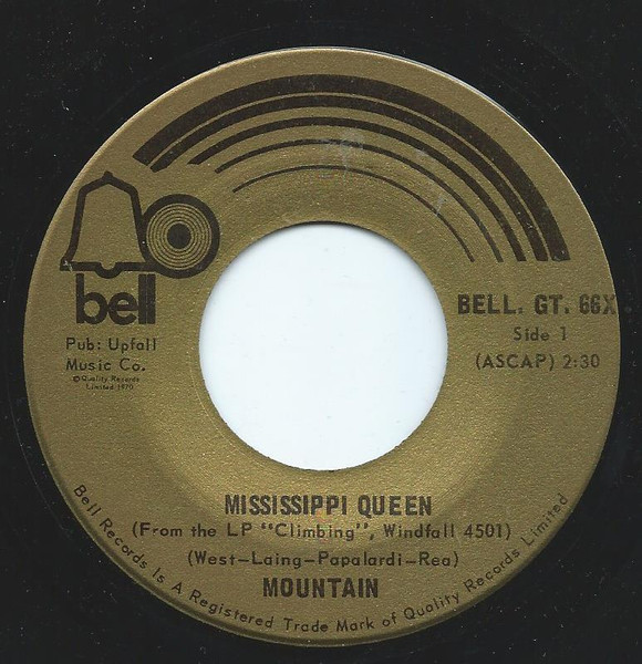 Mountain – Mississippi Queen Lyrics