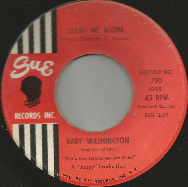 Baby Washington – Leave Me Alone / You And The Night And The Music