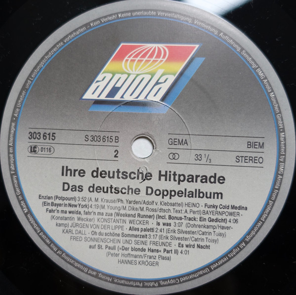 last ned album Various - Ihre Deutsche Hitparade 30 Spitzen Schlager