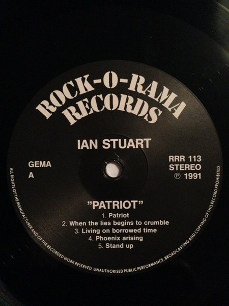 Ian Stuart – Patriot (1991, Vinyl) - Discogs