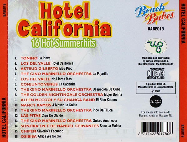descargar álbum Various - Hotel Califórnia
