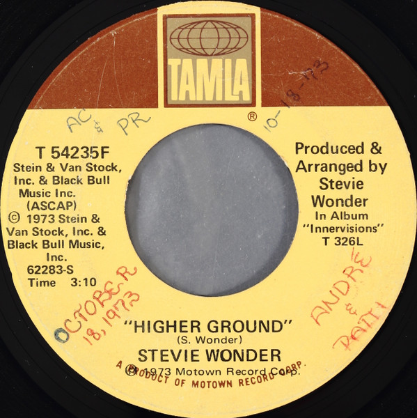 télécharger l'album Stevie Wonder - Higher Ground Too High