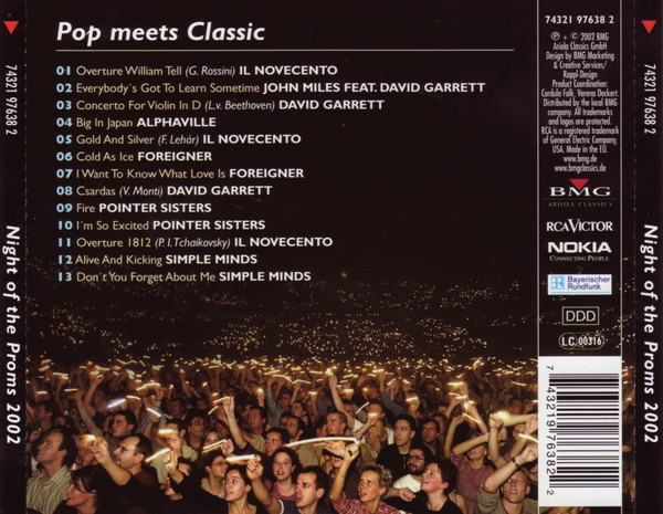 télécharger l'album Various - The Night Of The Proms 2002 Pop Meets Classic
