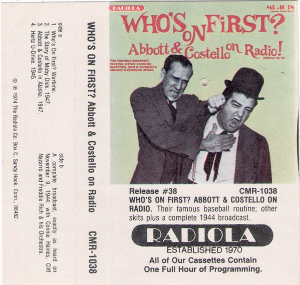 Abbott & Costello - Who's On First? | Releases | Discogs