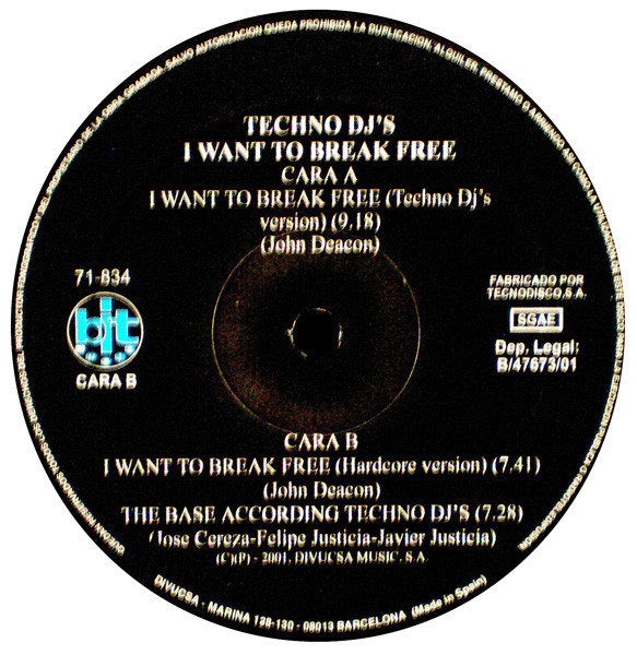 Album herunterladen Techno DJ's - I Want To Break Free Remix