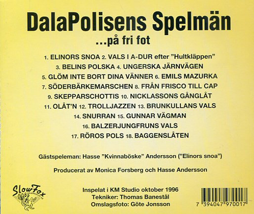 lataa albumi Dalapolisens Spelmän - På Fri Fot