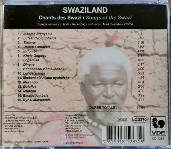 descargar álbum Various - Swaziland Chants Des Swazi Songs Of The Swazi