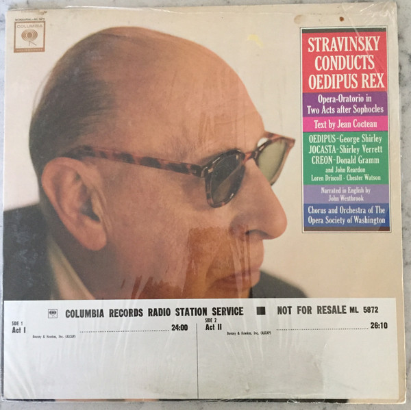 Igor Stravinsky – Conducts Oedipus Rex (Vinyl) - Discogs