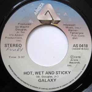 Galaxy (12) - Hot, Wet And Sticky / Left Singing A Sad Song album cover