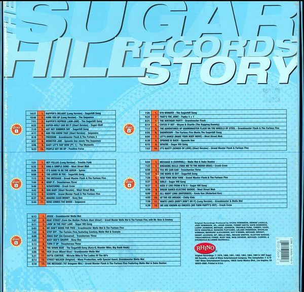 The Sugar Hill Records Story by The Sugarhill Gang, The Sequence,  Super-Wolf, Grandmaster Flash & The Furious Five, Spoonie Gee Meets The  Sequence, The Moments, Positive Force, Funky 4 + 1, Wayne