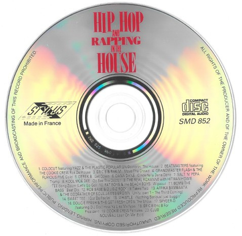 Hip Hop And Rapping In The House (1988, CD) - Discogs