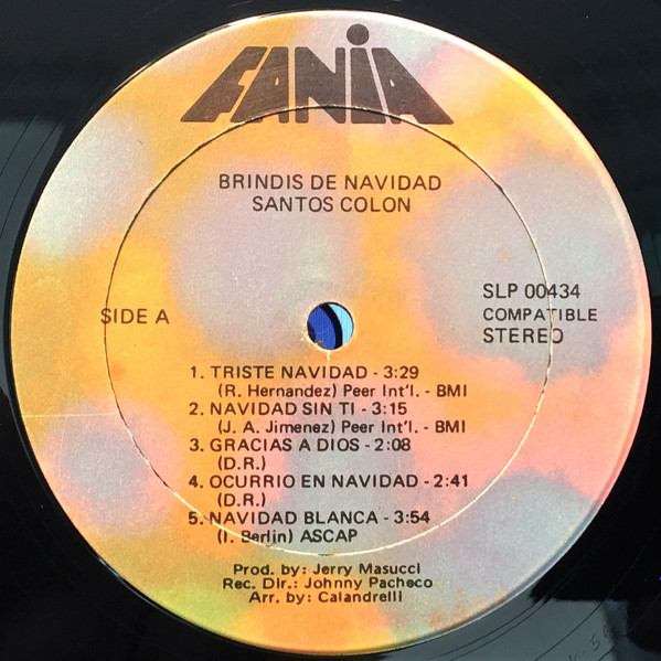 Santos Colon – Brindis De Navidad (Vinyl) - Discogs