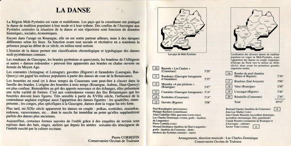 last ned album Le Conservatoire Occitan - Les Cornemuses La Danse