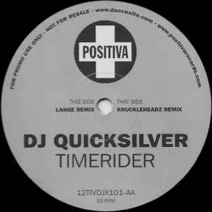 Portada de album DJ Quicksilver - Timerider