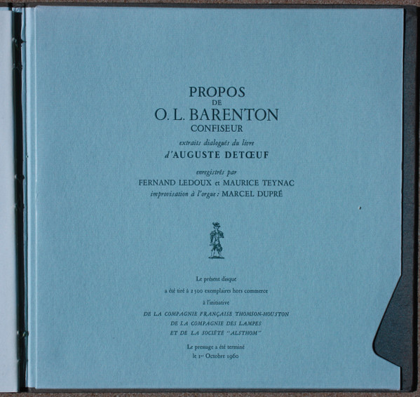 ladda ner album Auguste Detœuf - Propos de OL Barenton