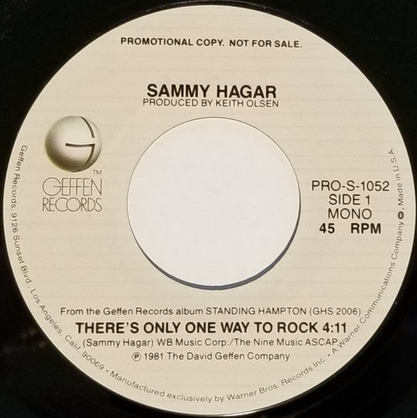 baixar álbum Sammy Hagar - Theres Only One Way To Rock