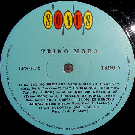descargar álbum Trino Mora - El Sol No Brillara Nunca Mas