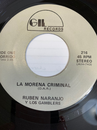 ladda ner album Ruben Naranjo Y Los Gamblers - La Morena Criminal