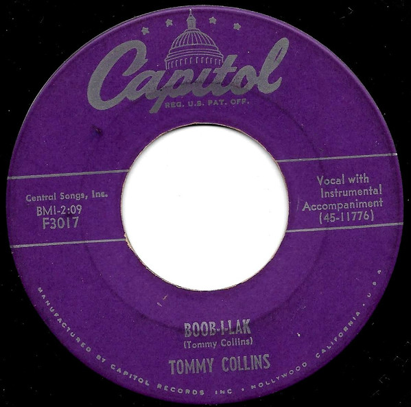 descargar álbum Tommy Collins - Boob I Lak Untied