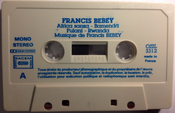 Album herunterladen Francis Bebey - Africa Sanza