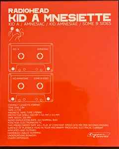 Radiohead – Kid A Mnesiette (2021, Cassette) - Discogs
