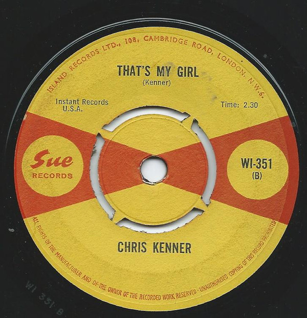 baixar álbum Chris Kenner - Land Of 1000 Dances Thats My Girl