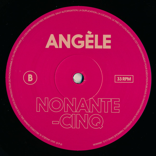 Angèle - Nonante-Cinq | Angèle VL Records (389663 9) - 8