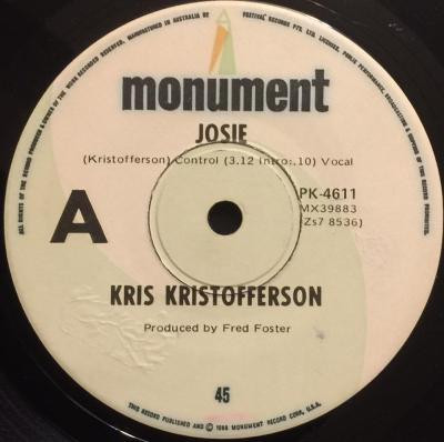 descargar álbum Kris Kristofferson - Josie