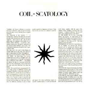 Coil – Scatology (2001, Vinyl) - Discogs