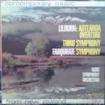 Cover of Contemporary Music From New Zealand (Aotearoa Overture / Third Symphony / Symphony), 1969, Vinyl