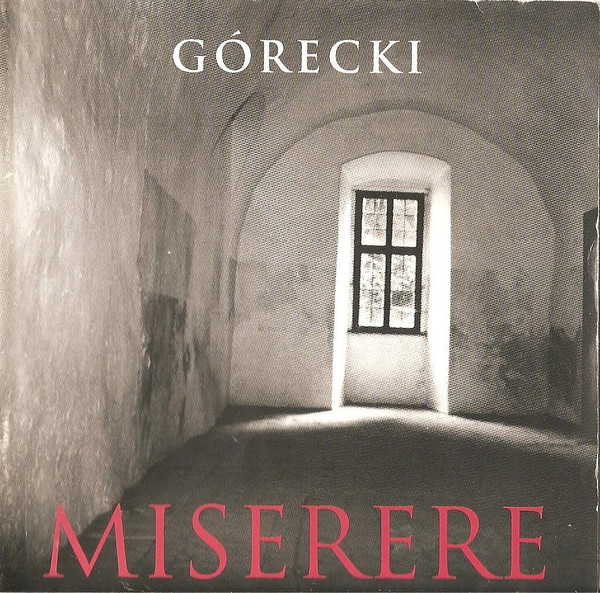 Górecki – Miserere (1994, CD) - Discogs