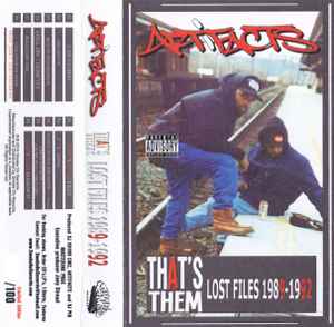 Artifacts – That's Them (Lost Files 1989-1992) (2018, Cassette