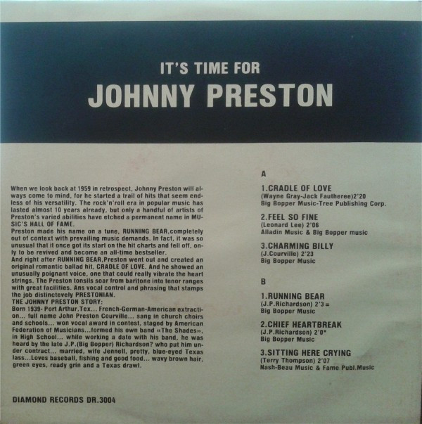 télécharger l'album Johnny Preston - Its Time For
