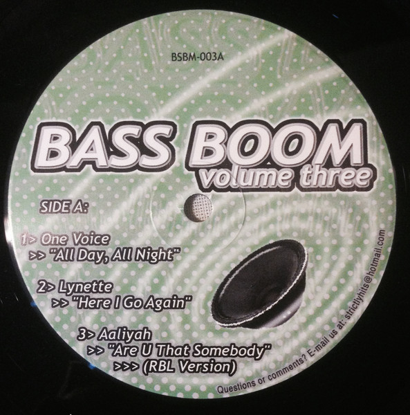 Bass Boom: Volume Three (Vinyl) - Discogs