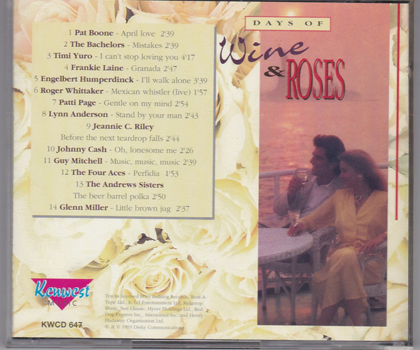 lataa albumi Various - Days of Wine Roses 8