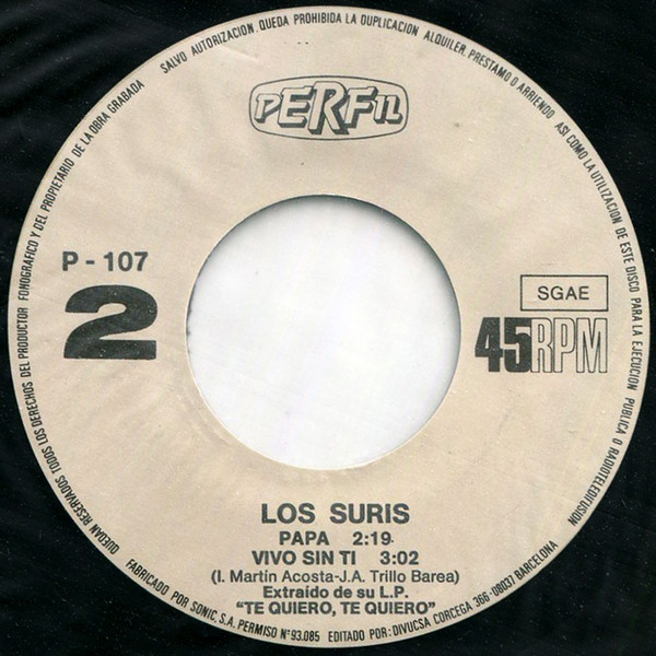 Album herunterladen Los Suris - Te Quiero Te Quiero Papá